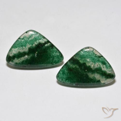 Gemme di Avventurina Verde brillante naturale da 13.40 ct, Forma fantasia, Traslucido