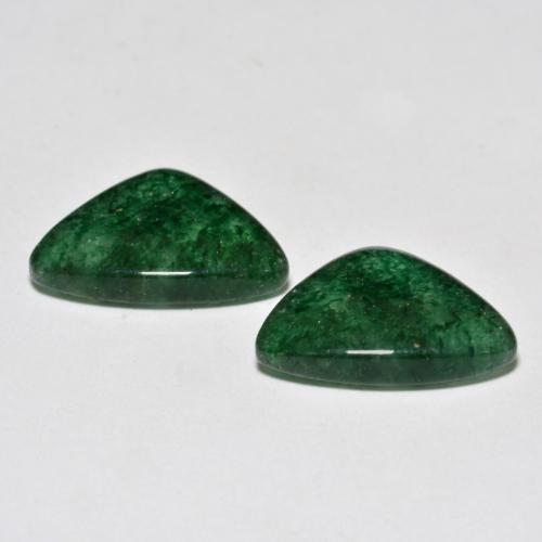Avventurina naturale verde da 9,73 ct, trillion, traslucido