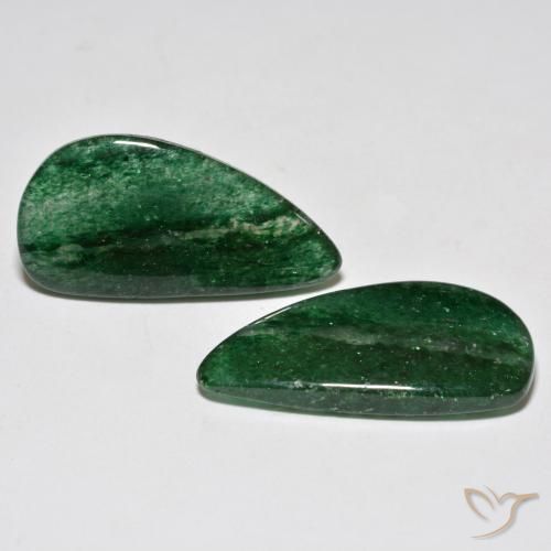 Gemme di Avventurina Verde brillante naturale da 22.35 ct, Taglio a fantasia, Traslucido