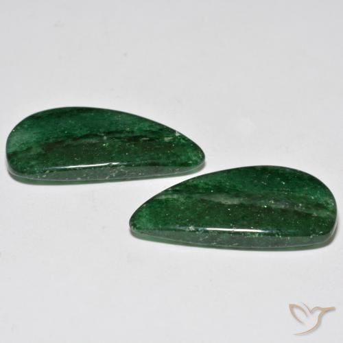 Gemme di Avventurina Verde brillante naturale da 22.35 ct, Taglio a fantasia, Traslucido