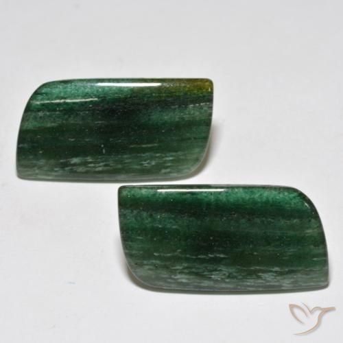 18.31ctw Naturale Verde brillante Avventurina, Taglio a fantasia, Traslucido