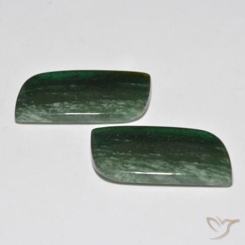 Gemme di Avventurina Verde brillante naturale da 18.31 ct, Taglio a fantasia, Traslucido