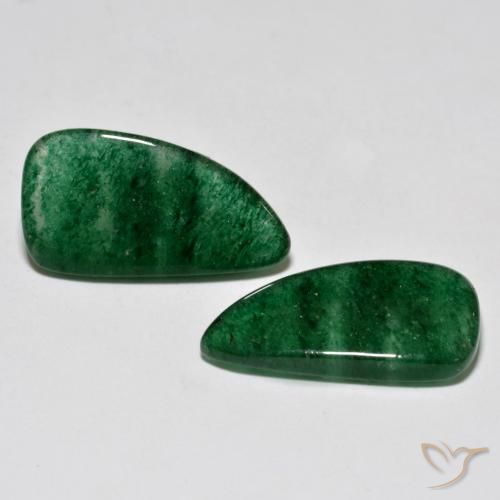 Gemme di Avventurina Verde brillante naturale da 14.53 ct, Taglio a fantasia, Traslucido