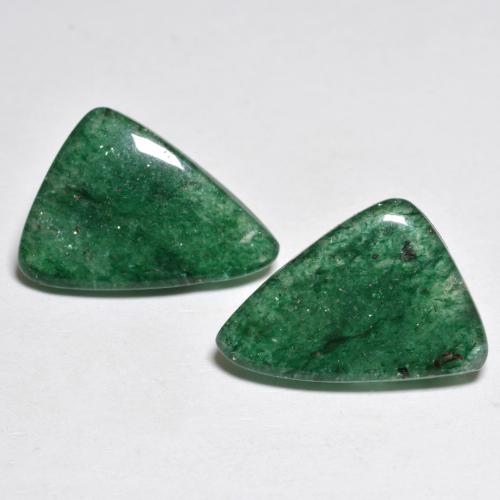 Avventurina naturale verde da 9,23 ct, forma fantasia, traslucido