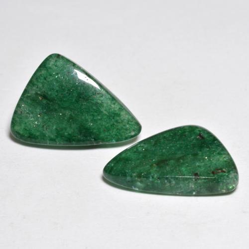 Avventurina naturale verde da 9,23 ct, forma fantasia, traslucido