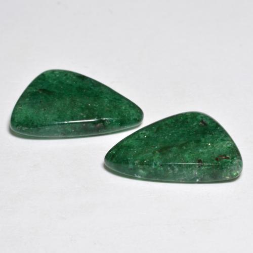 Avventurina naturale verde da 9,23 ct, forma fantasia, traslucido