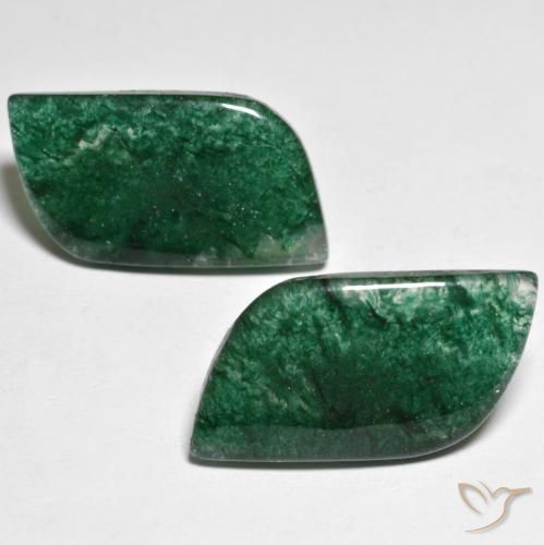 16.92ctw Naturale Verde brillante Avventurina, Taglio a fantasia, Traslucido