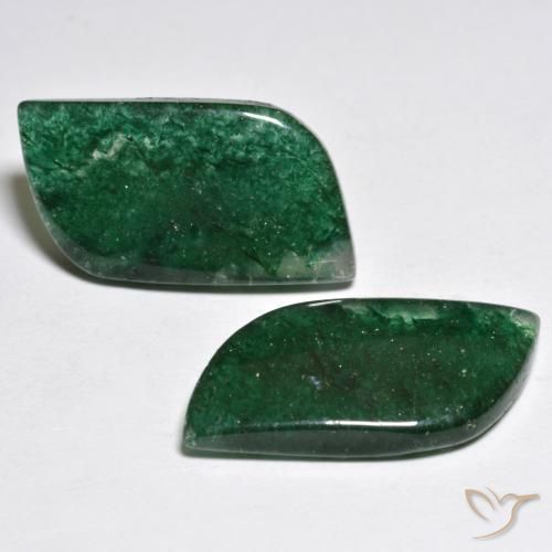 Gemme di Avventurina Verde brillante naturale da 16.92 ct, Taglio a fantasia, Traslucido