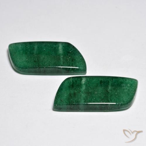 Gemme di Avventurina Verde brillante naturale da 16.47 ct, Taglio a fantasia, Traslucido