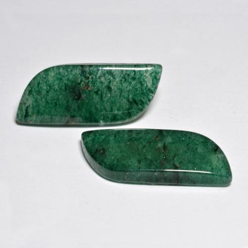 Avventurina naturale verde da 21,64 ct, forma fantasia, traslucido