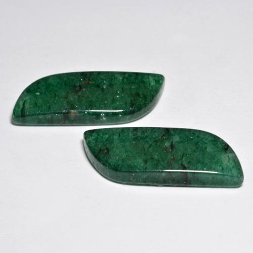 Avventurina naturale verde da 21,64 ct, forma fantasia, traslucido