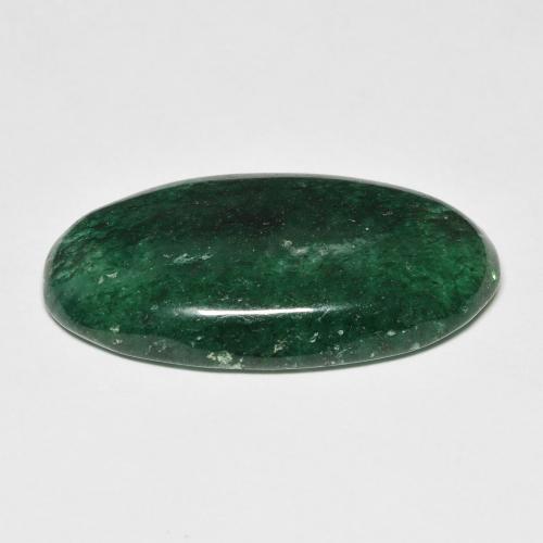 Avventurina naturale verde da 14,45 ct, taglio ovale, traslucido