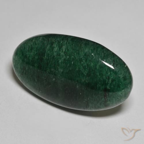 Avventurina Verde naturale da 24.63 ct, Ovale, Traslucido