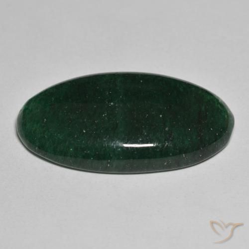 Avventurina Verde naturale da 24.63 ct, Ovale, Traslucido