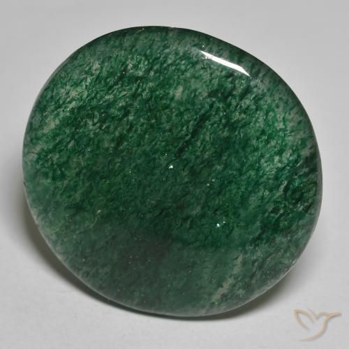 29.77ct Naturale Verde Avventurina, Rotondo, Traslucido
