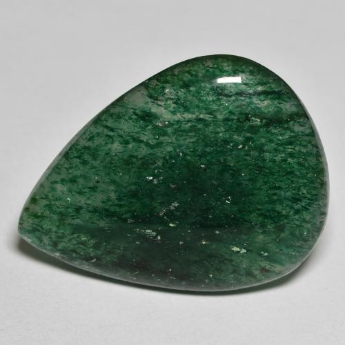 Avventurina Verde medio naturale da 18.14 ct, Forma a pera, Traslucido