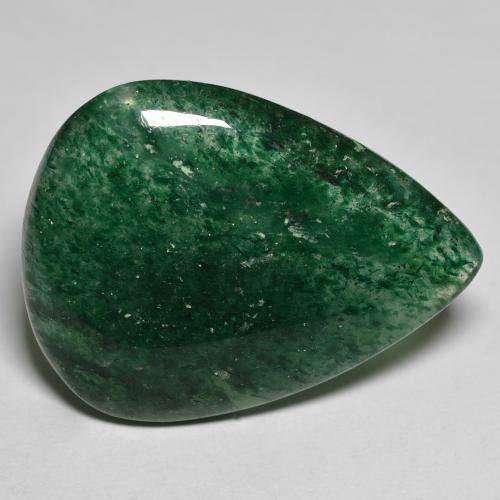 Avventurina Verde medio naturale da 18.14 ct, Forma a pera, Traslucido
