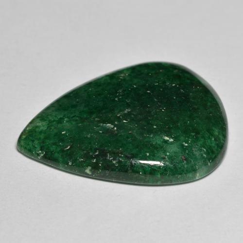Avventurina Verde medio naturale da 18.14 ct, Forma a pera, Traslucido