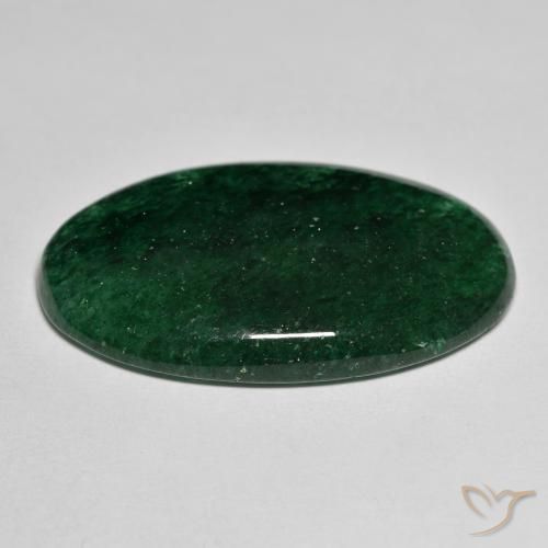 Avventurina Verde naturale da 27.98 ct, Ovale, Traslucido