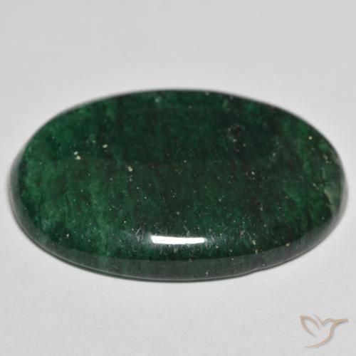Avventurina Verde naturale da 27.84 ct, Ovale, Traslucido