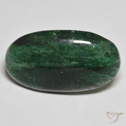 15.85ct Naturale Verde foresta Avventurina, Ovale, Traslucido