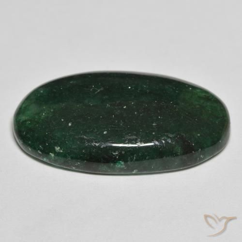 Avventurina Verde foresta naturale da 15.85 ct, Ovale, Traslucido