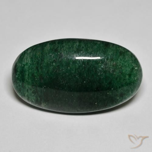 20.96ct Naturale Verde foresta Avventurina, Ovale, Traslucido