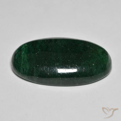 Avventurina Verde foresta naturale da 20.96 ct, Ovale, Traslucido