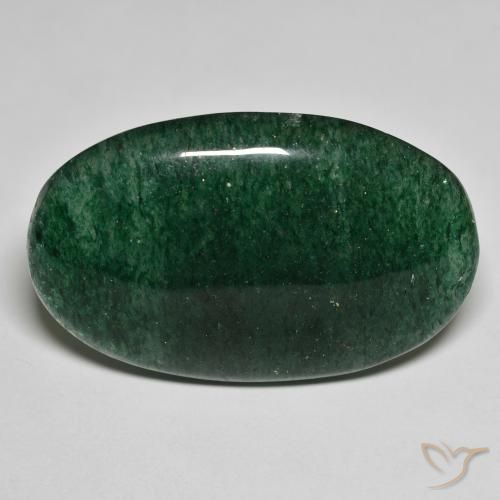 29.36ct Naturale Verde foresta Avventurina, Ovale, Traslucido