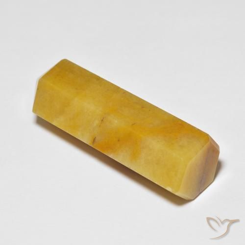 Avventurina Giallo intenso naturale da 44.70 ct, Taglio a fantasia, Opaco