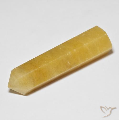 47.31ct Naturale Giallo intenso Avventurina, Taglio a fantasia, Opaco