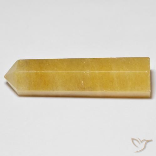 Avventurina Giallo intenso naturale da 47.31 ct, Taglio a fantasia, Opaco