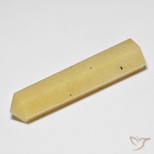 40.12ct Naturale Giallo chiaro Avventurina, Taglio a fantasia, Opaco