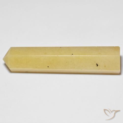 Avventurina Giallo chiaro naturale da 40.12 ct, Taglio a fantasia, Opaco