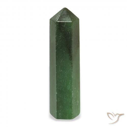 24.94ct Naturale Verde scuro Avventurina, Taglio a fantasia, Opaco