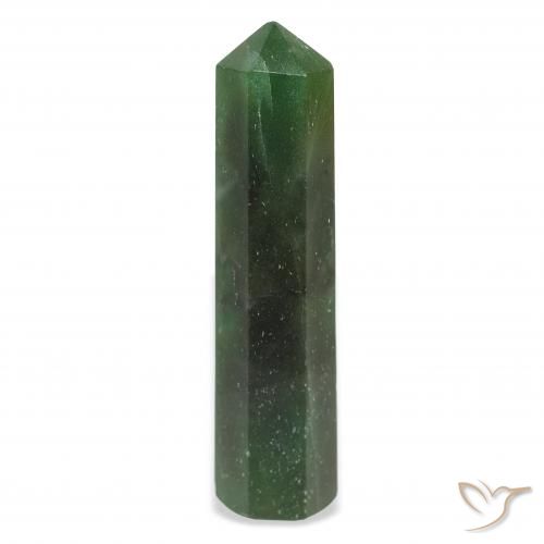 33.09ct Naturale Verde giada Avventurina, Taglio a fantasia, Opaco