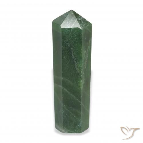 35.16ct Naturale Verde medio Avventurina, Taglio a fantasia, Opaco