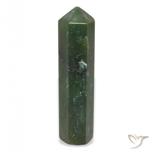 34.70ct Naturale Verde foresta Avventurina, Taglio a fantasia, Opaco