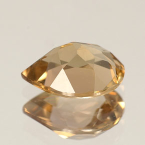 Axinite naturale marrone da 1,15 ct, taglio a pera, VS-SI