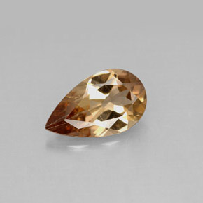 Axinite naturale marrone da 1,79 ct, taglio a pera, VS-SI