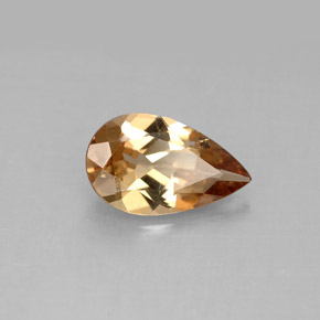 Axinite naturale marrone da 1,79 ct, taglio a pera, VS-SI
