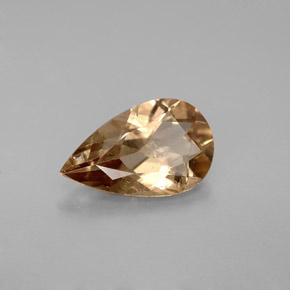 Axinite naturale marrone da 2,28 ct, taglio a pera, VS-SI