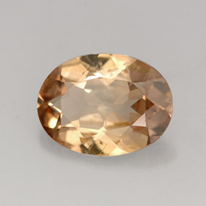 Axinite Marrone dorato naturale da 1.86 ct, Taglio ovale, VS