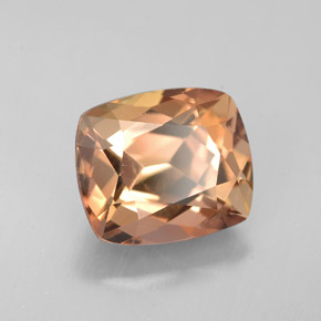 Axinite naturale marrone da 3,66 ct, taglio a cuscino, VVS