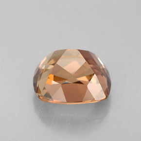 Axinite naturale marrone da 3,66 ct, taglio a cuscino, VVS