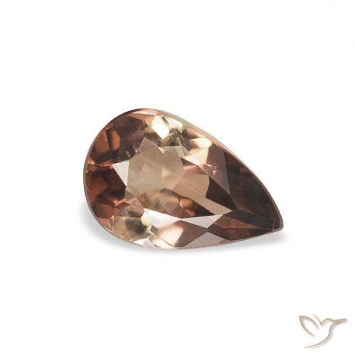 Axinite Marrone scuro naturale da 0.86 ct, Forma a pera, SI