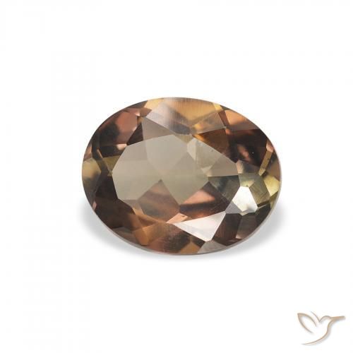 Axinite Marrone scuro naturale da 1.26 ct, Ovale, SI