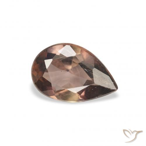 Axinite Marrone Chiaro Medio naturale da 1.04 ct, Forma a pera, SI