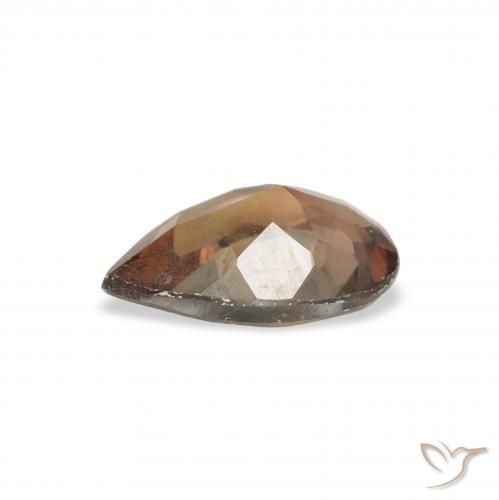 Axinite Marrone Chiaro Medio naturale da 1.04 ct, Forma a pera, SI