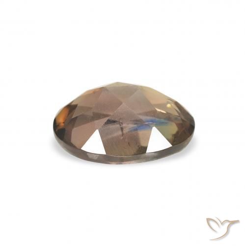 Axinite Marrone scuro naturale da 1.23 ct, Ovale, SI